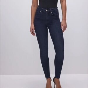 Good American Good Legs Skinny Stretch Jeans Dark Wash Size 8/29